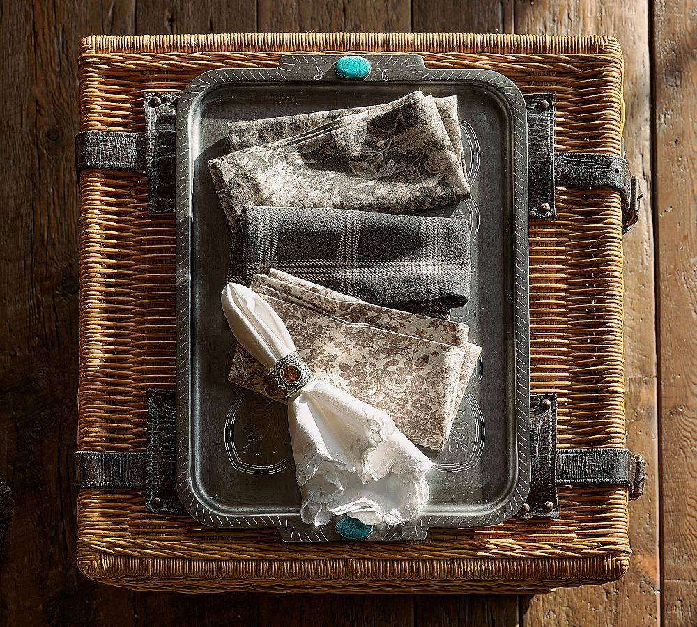 Opal Cotton Napkins - Set of 4 | Pottery Barn (US)