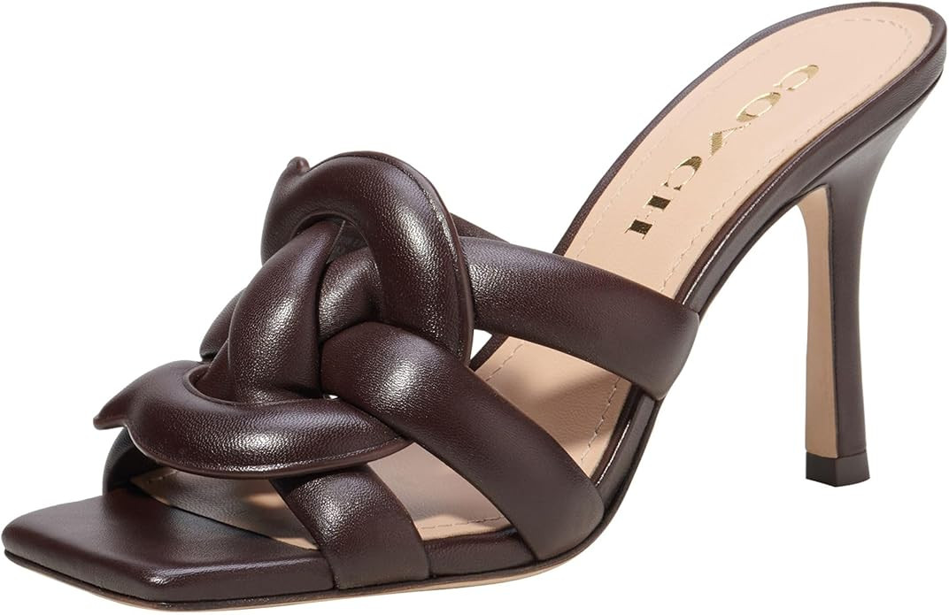 Coach Women's Kellie Leather Sandal Heel | Amazon (US)