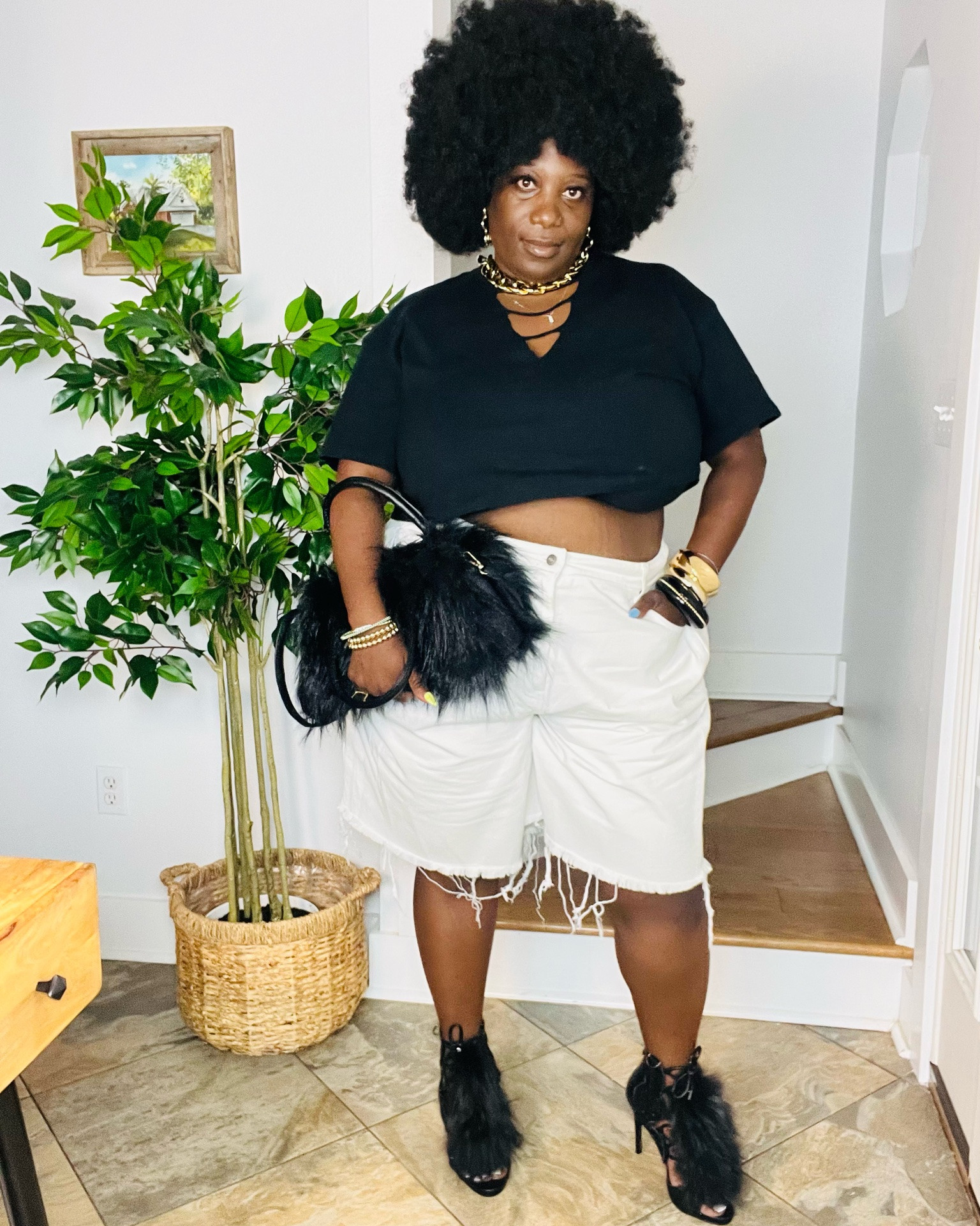 @Target #ad #sponsored

Summer just got a little hotter with these KBB Rachel shorts, exclusively available @Target 

I am wearing the size 18

#LTKootd #LTKOver40 #LTKPlusSize