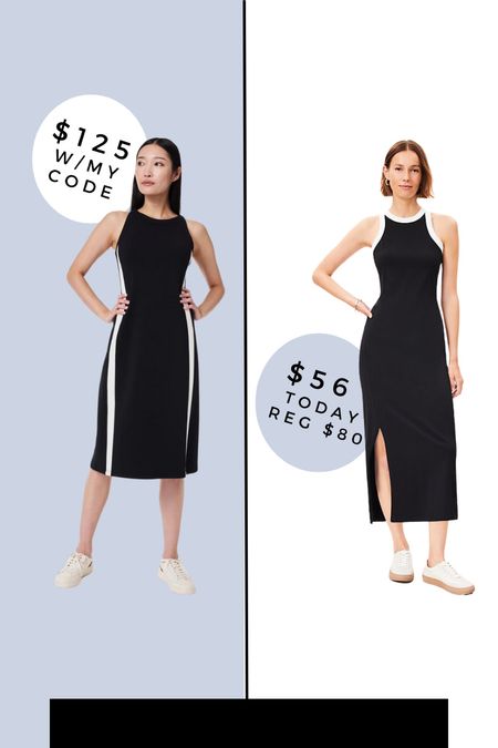 Two color contrast dresses - my code for the left one is KMILLERXSPANX for 10% off + free shipping 

Womens business professional workwear and business casual workwear and office outfits midsize outfit midsize style 

#LTKworkwear #LTKfindsunder100 #LTKmidsize