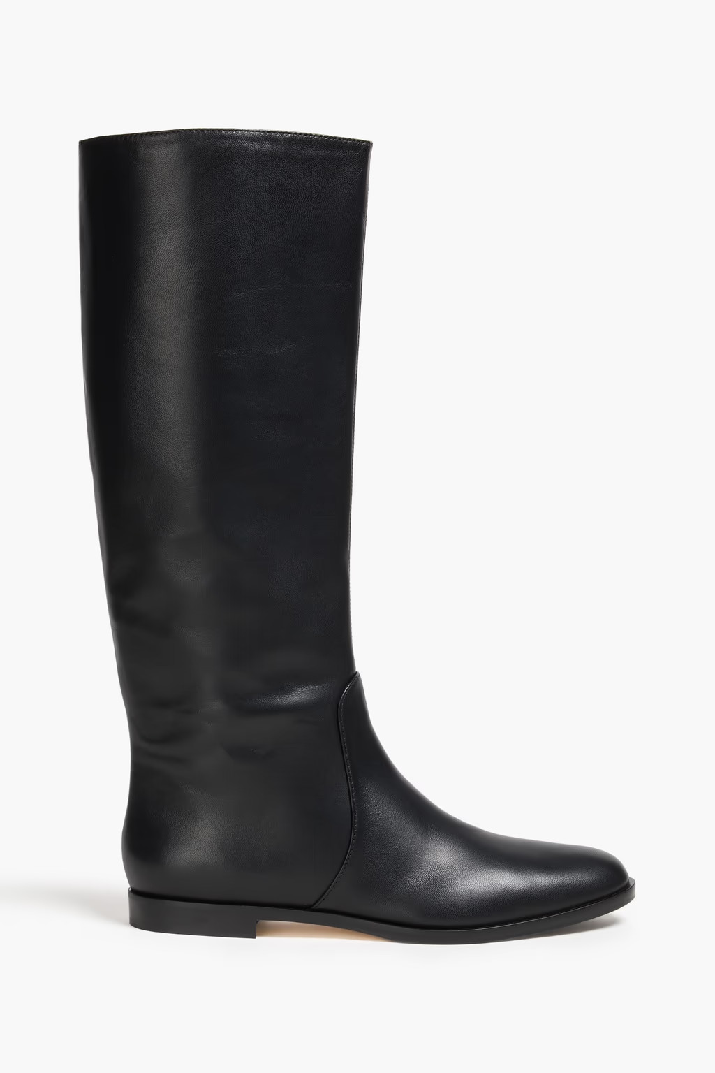 Leather knee boots | The Outnet (UK and Europe)