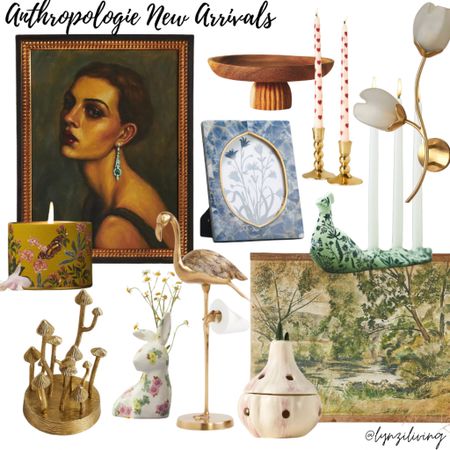 Anthropologie New Arrivals 

Anthro living, Anthropologie finds, Anthropologie favorites, Anthropologie home decor, aesthetic wall art, yellow floral candle, gold mushroom doorstop, floral rabbit vase, floral bud vase, gold flamingo toilet paper stand, gold toilet paper holder, garlic holder, green tapestry, peacock candle holder, gold tulip wall sconce, heart candles, heart print candle, Valentine’s Day taper candle, wooden cake stand, blue picture frame

#LTKhome #LTKfindsunder100