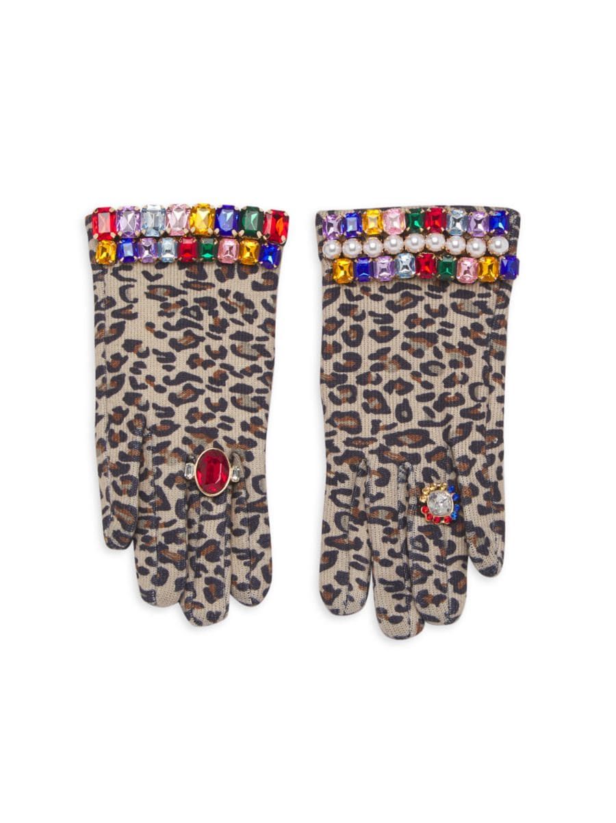 Jungle Jeweled Gloves | Saks Fifth Avenue