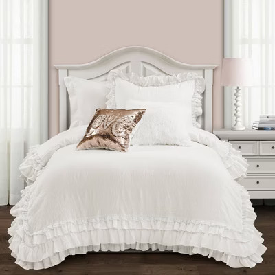 Ella Lace Ruffle Comforter Set - Lush Décor | Target