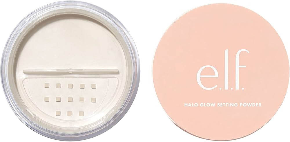 e.l.f., Halo Glow Setting Powder, Silky, Weightless, Blurring, Smooths, Minimizes Pores and Fine ... | Amazon (US)