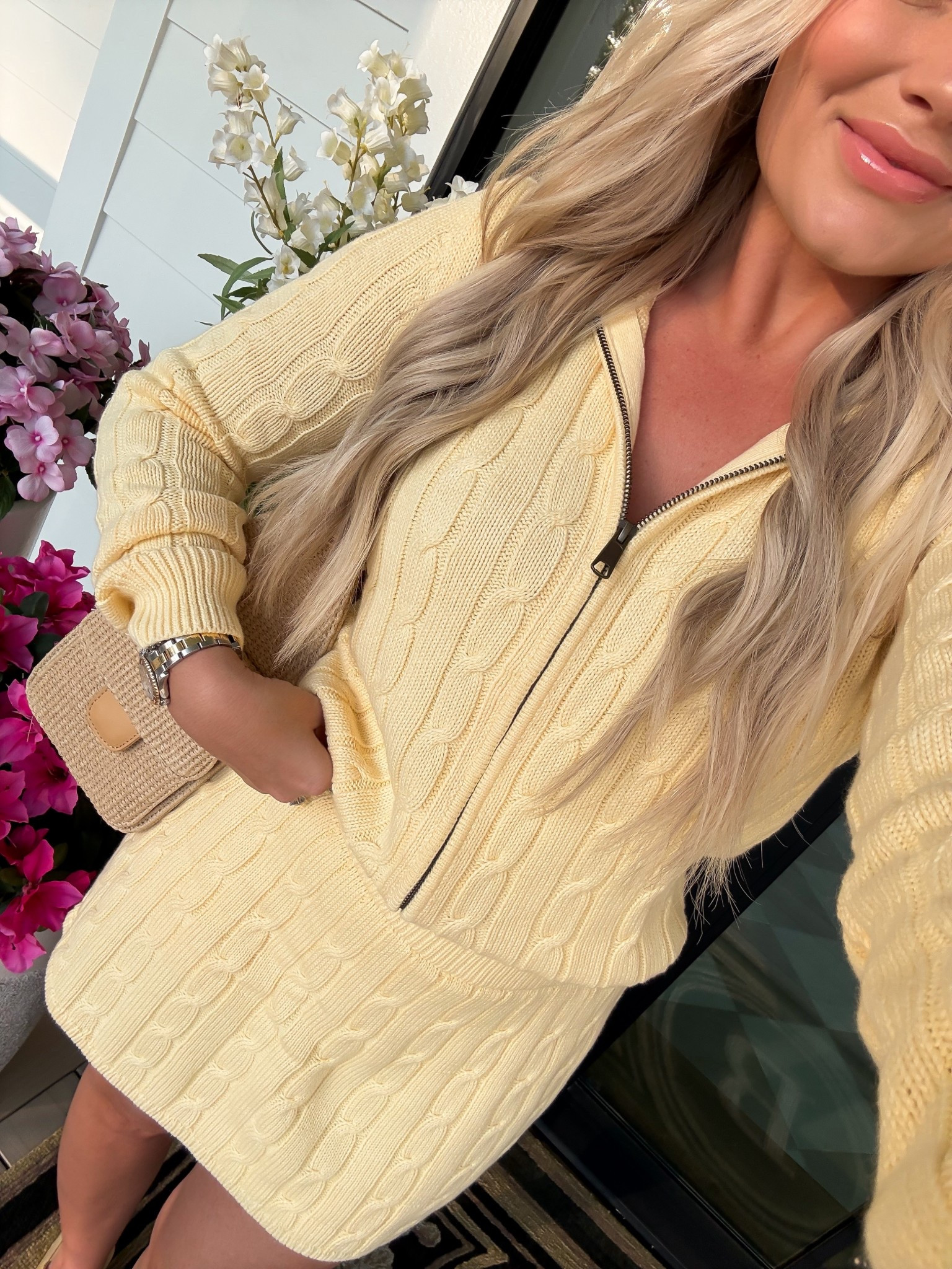 Size small cardigan, size medium skort - could have worn size small but so comfy!

#LTKgrwm #LTKootd #LTKMothersDay