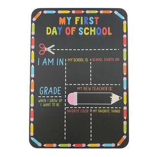 First Day Chalkboard Sign by Creatology™ | Michaels Stores