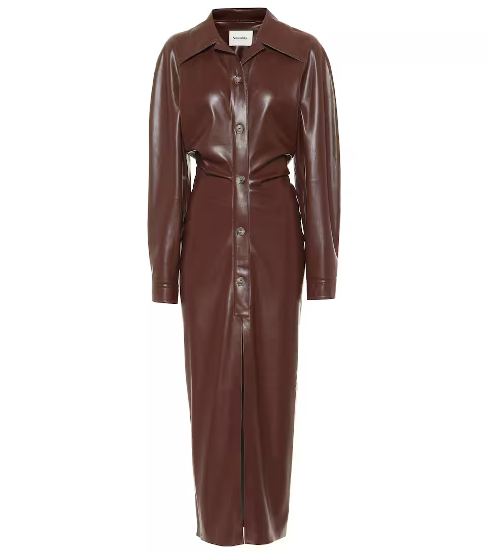 Sami faux leather shirt dress | Mytheresa (US/CA)