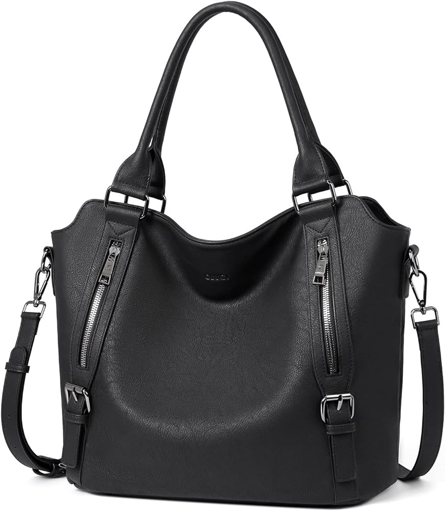 CLUCI Purses for Women Vegan Leather Handbags Tote Purse Shoulder Bag Large Ladies Hobo Bags | Amazon (US)