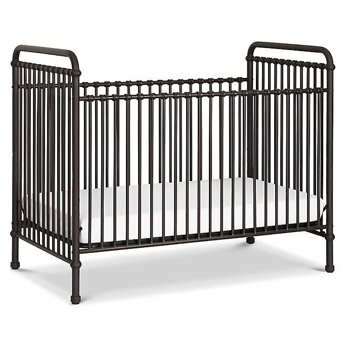 Million Dollar Baby Classic Abigail 3-in-1 Convertible Crib in Vintage Iron | buybuy BABY