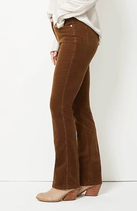 High-Rise Corduroy Boot-Cut Jeans | J. Jill