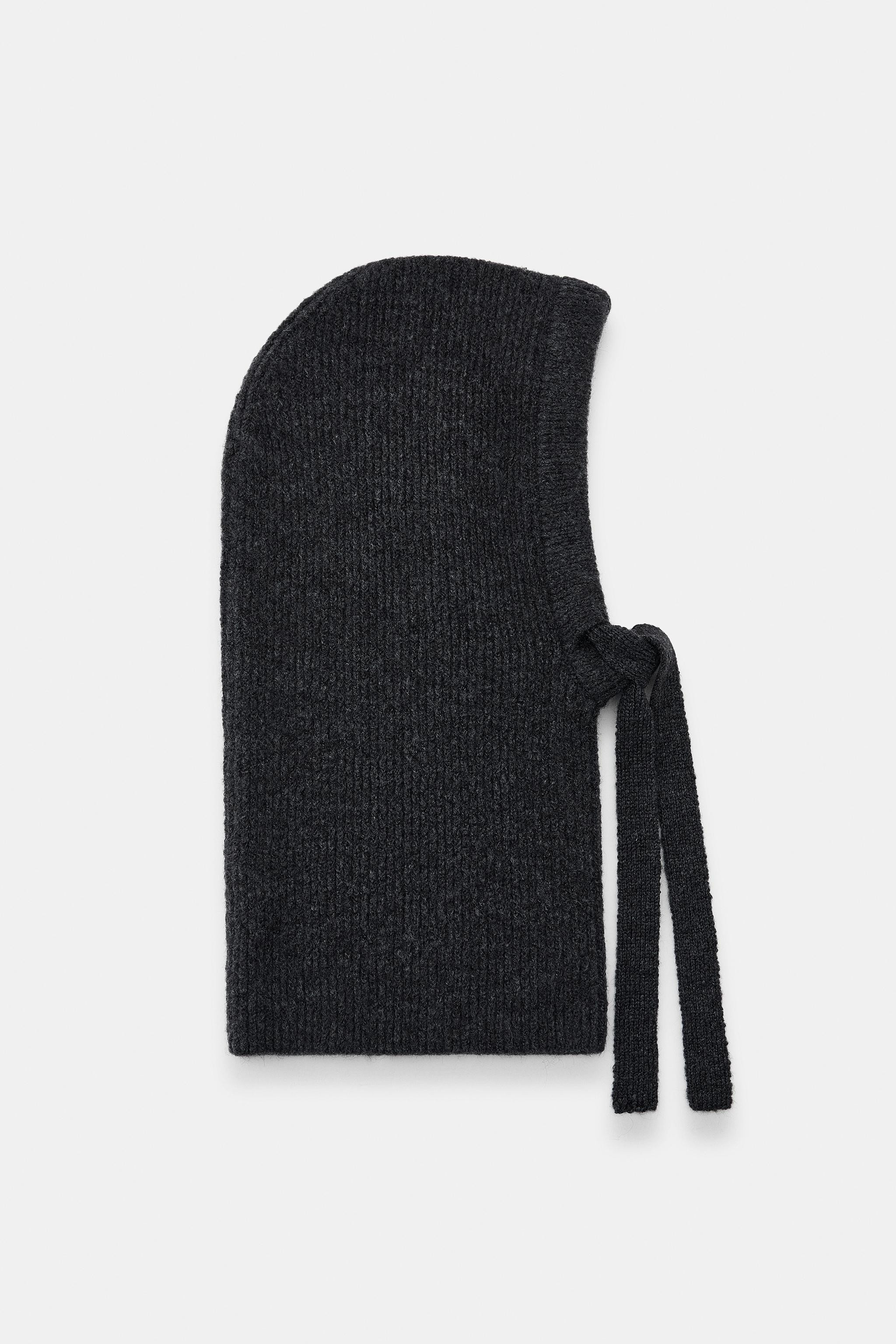 RIBBED KNIT HOOD | Zara UK
