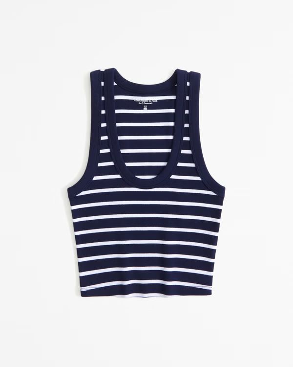 Women's Essential Scoopneck Tank | Women's Tops | Abercrombie.com | Abercrombie & Fitch (US)