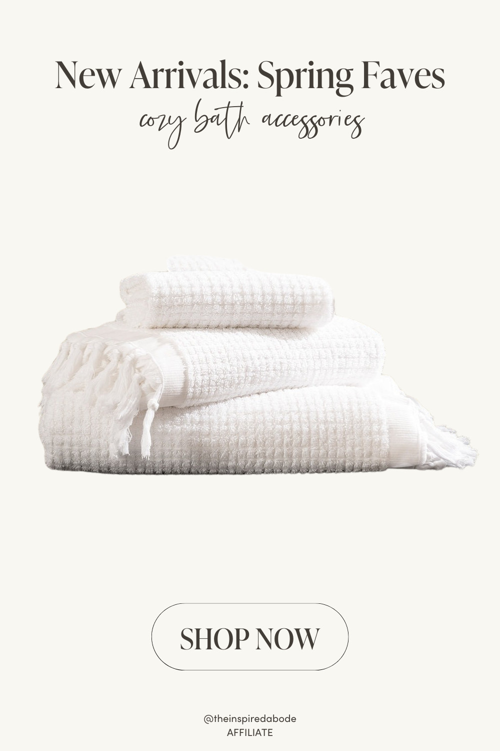 We love these towels from McGee & Co. – and the rest of their organic bath accessory collection designed to make everyday routines feel calmer and more intentional. Neutral tones and soft shapes create a spa-like look without a full bathroom remodel! 

 #LTKValentine #LTKSeasonal #LTKHome
