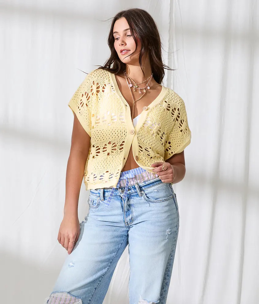 Two Way Cardigan Sweater | Buckle