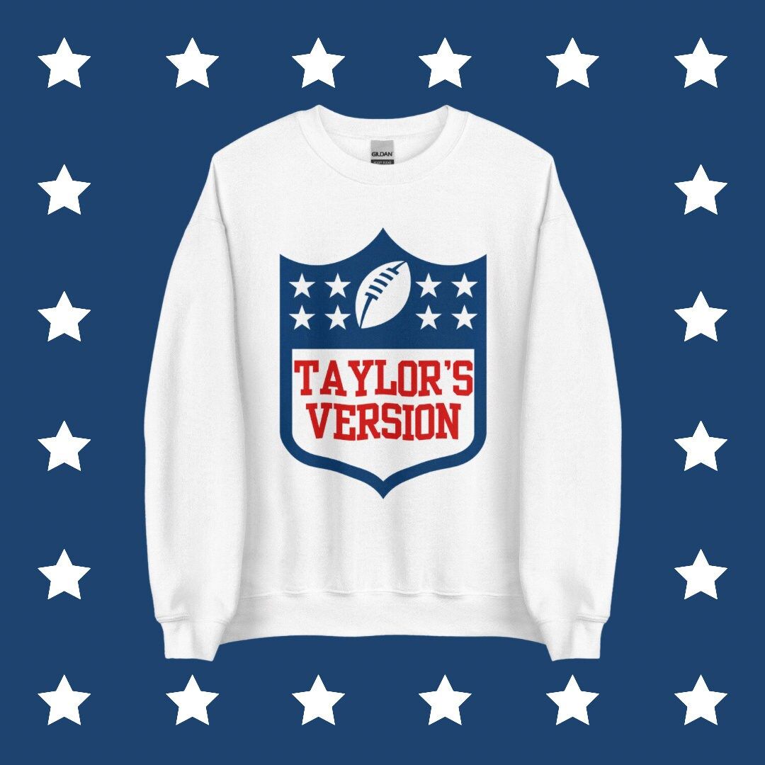 Taylor's Version NFL Unisex Sweatshirt Taylor Swift NFL - Etsy | Etsy (US)