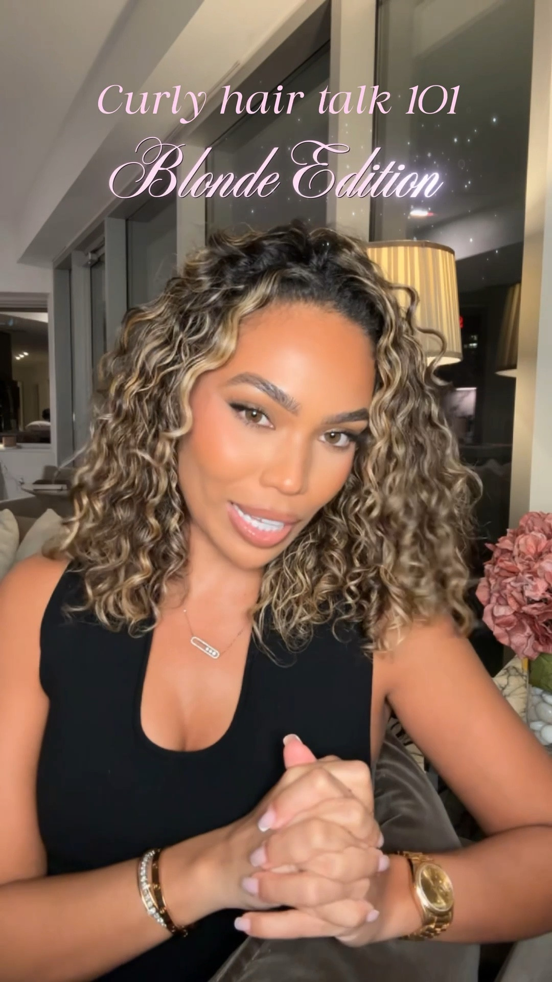 Curly hair 101 Full video on my Snapchat spotlight or TikTok!