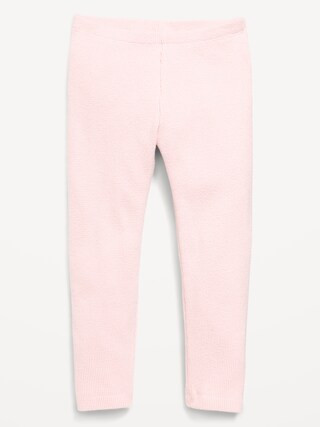 Cozy Waffle-Knit Leggings for Toddler Girls | Old Navy (CA)