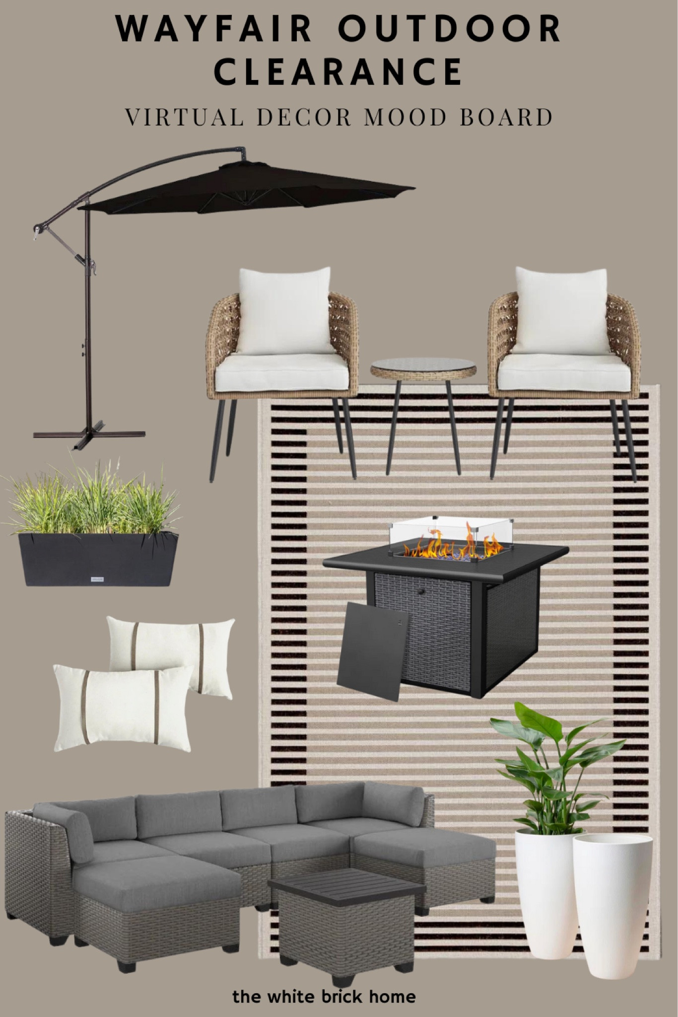 A few patio finds from the Wayfair Memorial Day sale! All of these are neutral, functional and chic. 

#LTKsalealert #LTKhome #LTKSeasonal