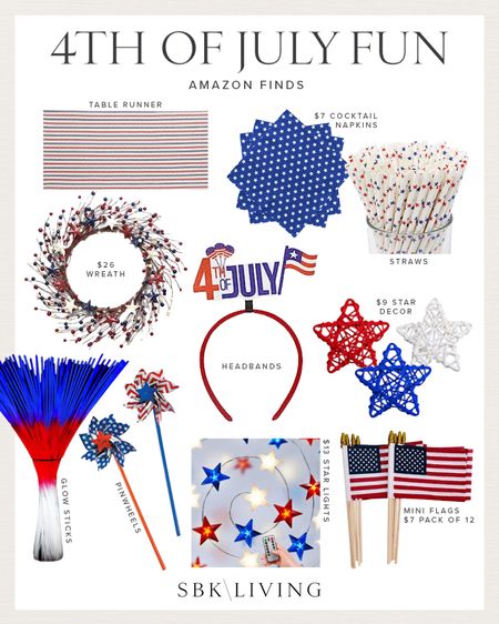AMAZON \ 4th of July party favorites 

Home
Decor
Entertainment 

#LTKHome #LTKParties #LTKSeasonal