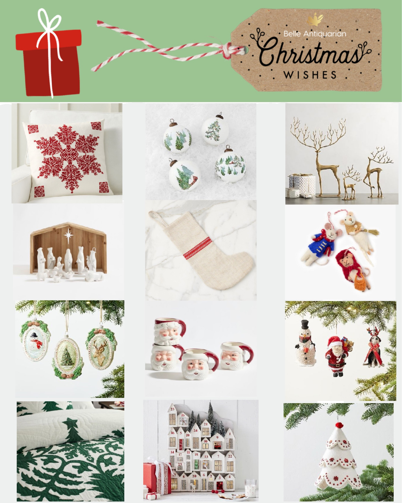 Pottery Barn always comes out with the best Christmas decor! 

#LTKhome #LTKstyletip #LTKHoliday