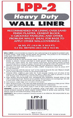 Prepasted Paintable Solid Flat Wallpaper Liner | LPP-2 | Amazon (US)