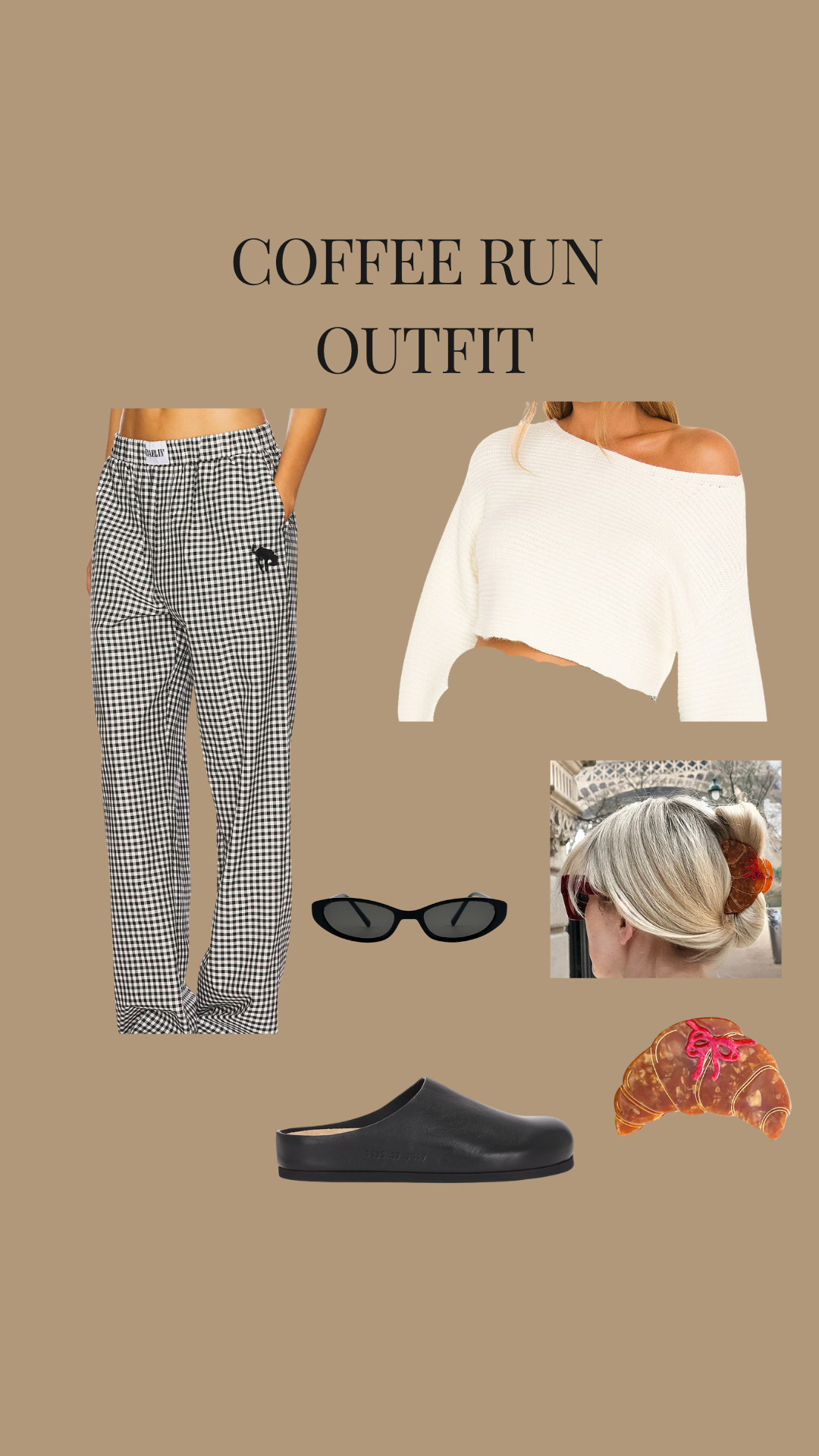 SUNDAY COFFEE RUN #GINGHAM #LINENPANTS #SWEATER #SWEATERWEATHER #CASUALCOFFEE #COFFEEOUTFIT 

 #LTKSeasonal #LTKActive #LTKStyleTip