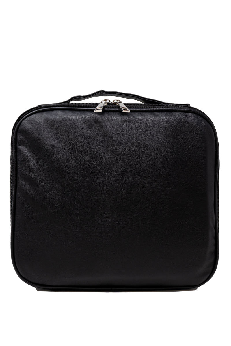 No Time To Spare Black Makeup Bag DOORBUSTER | The Pink Lily Boutique