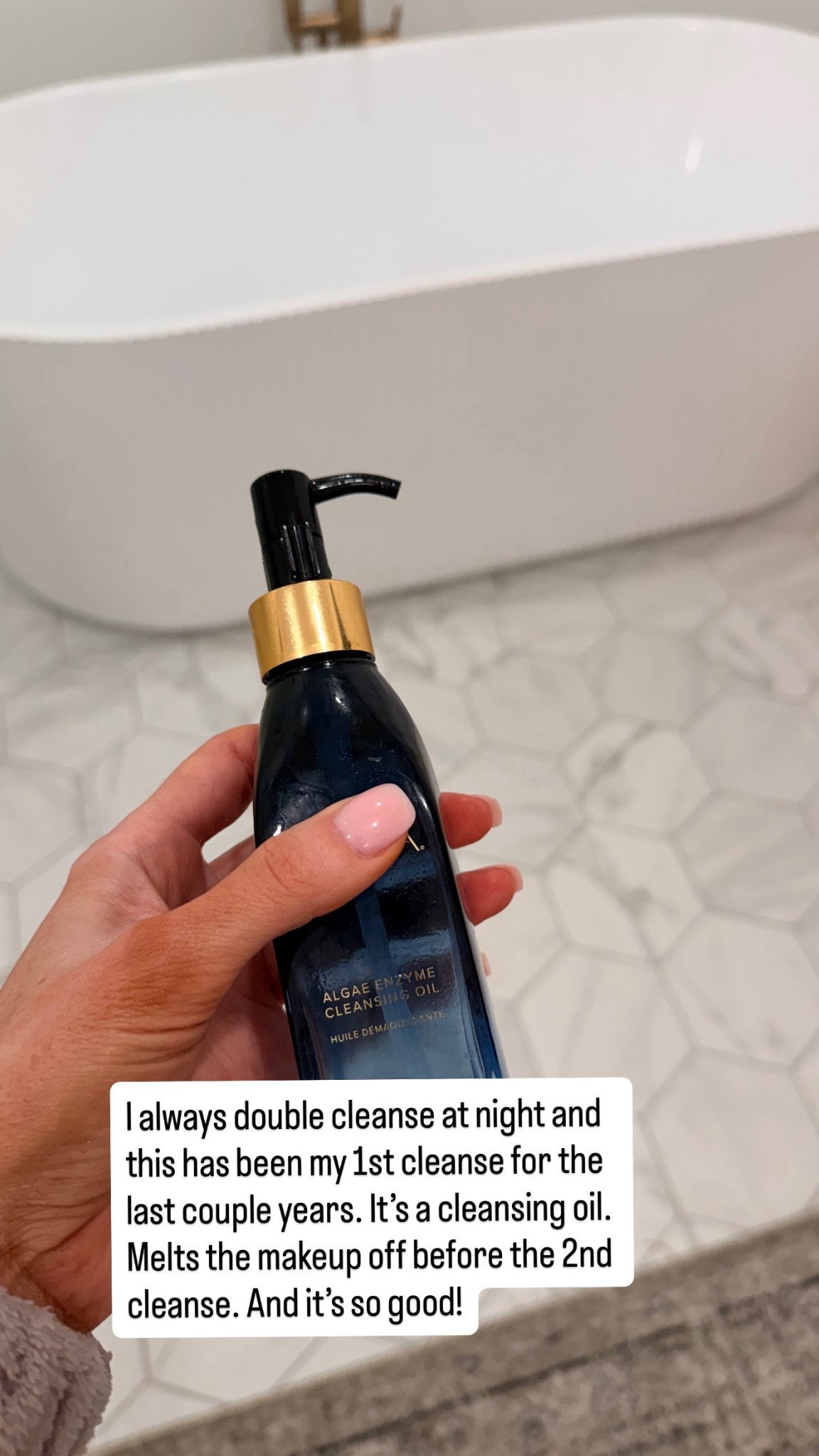 Cleansing oil that I use as my first cleanse to melt makeup up off before my second cleanse  

#LTKBeauty