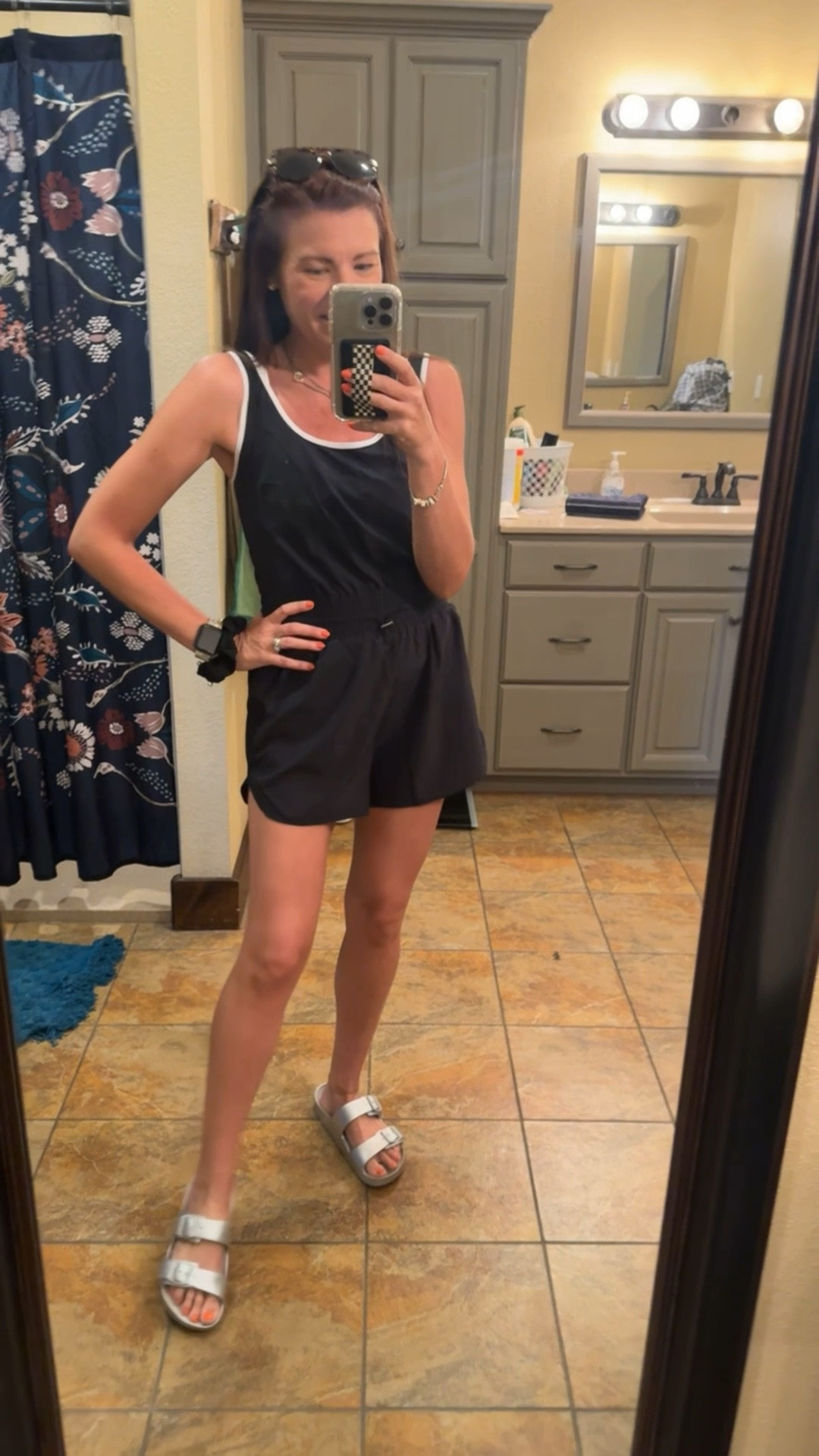 Summer style made easy with this casual romper! Lightweight with adjustable straps! Wearing size small. 

Abercrombie | romper | ootd | athleisure | casual | summer style 

#LTKSummerEdit #LTKOver40 #LTKStyleTip