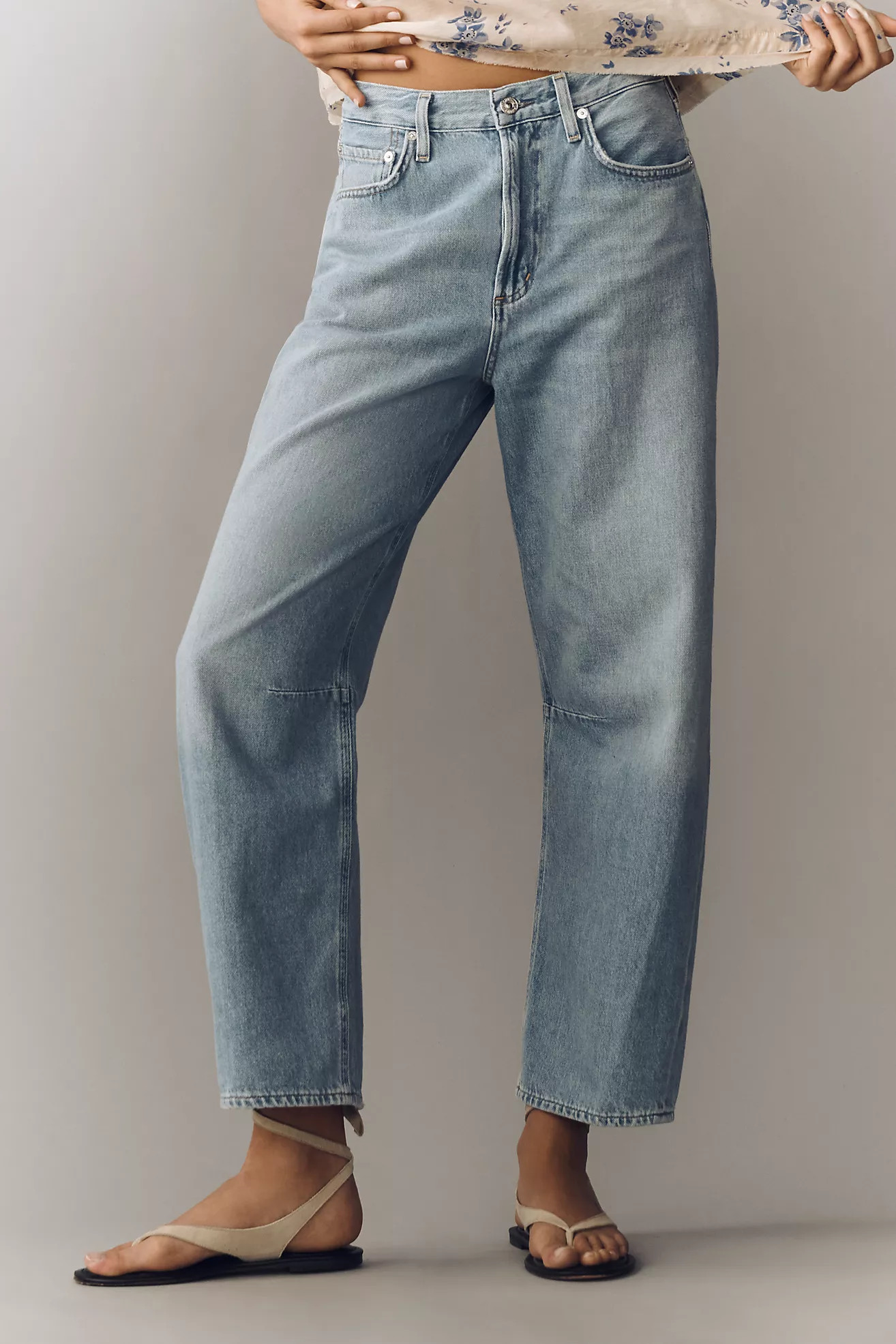 Citizens of Humanity Miro High-Rise Tapered Crop Jeans | Anthropologie (US)