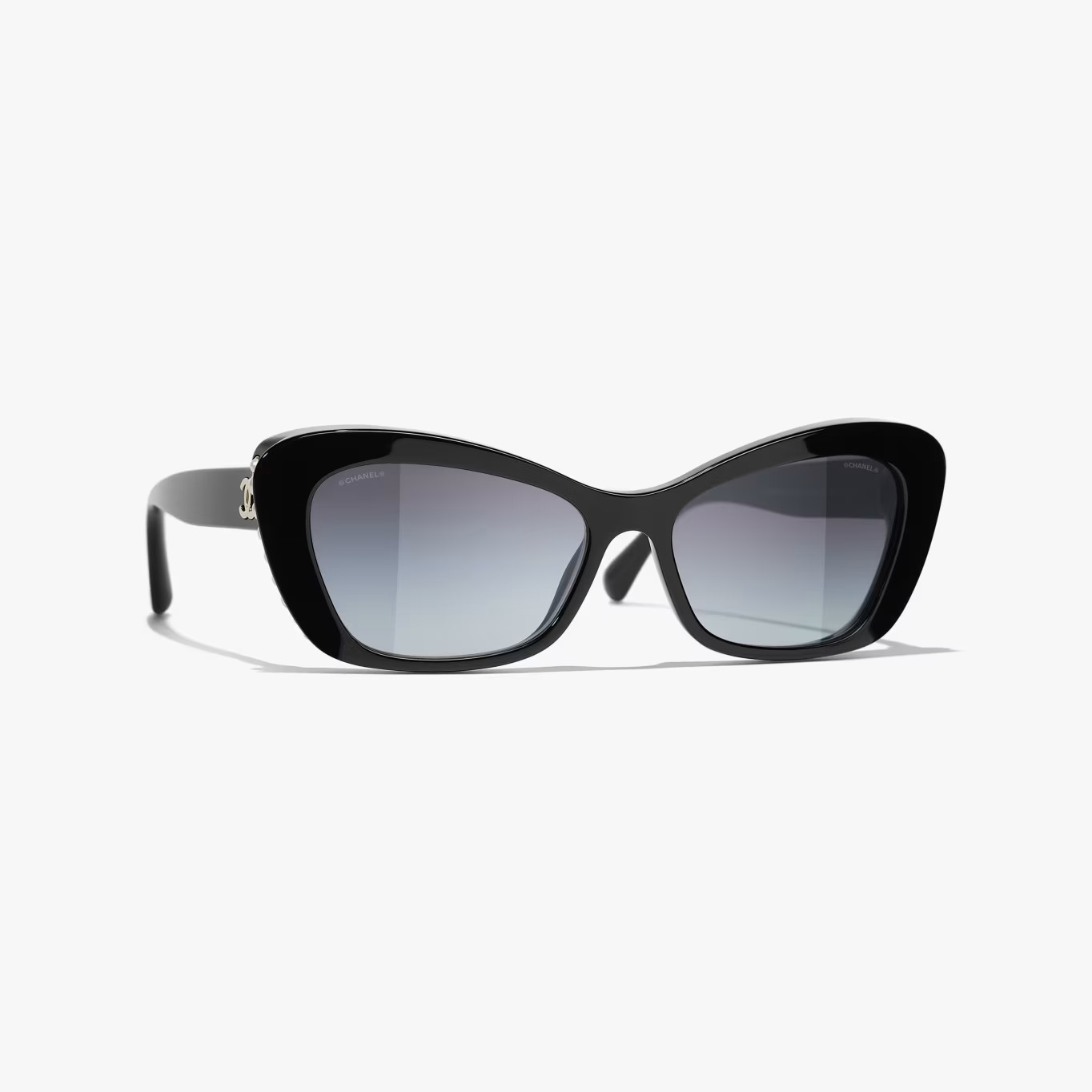 Sunglasses: Cat Eye Sunglasses, acetate & glass pearls — Fashion | CHANEL | Chanel, Inc. (US)