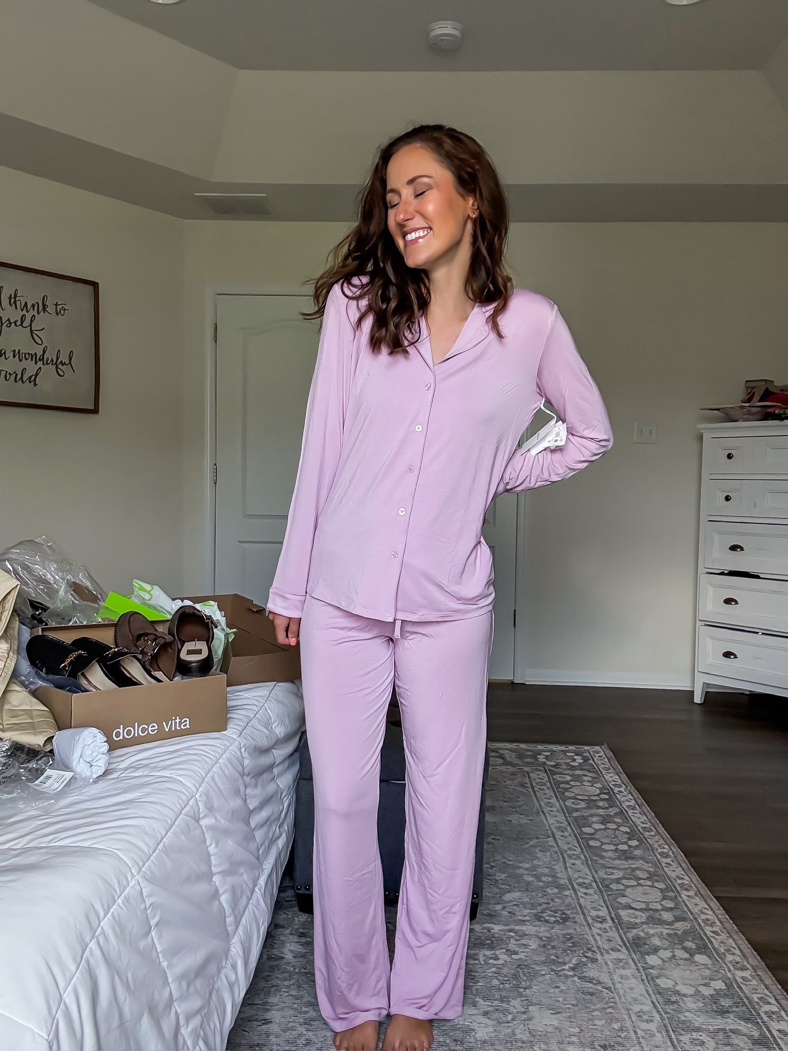 Nursing friendly pjs from Nordstrom! 💜

#LTKselfcare