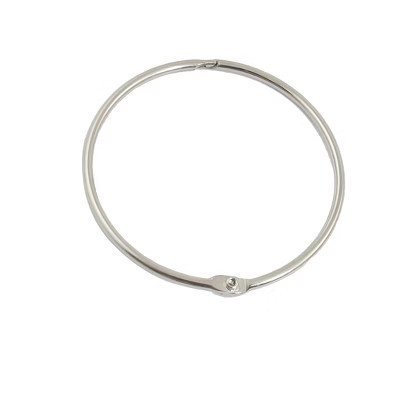 Unique Bargains Metal Keyring Key Ring 2 Pcs Silver Tone | Target