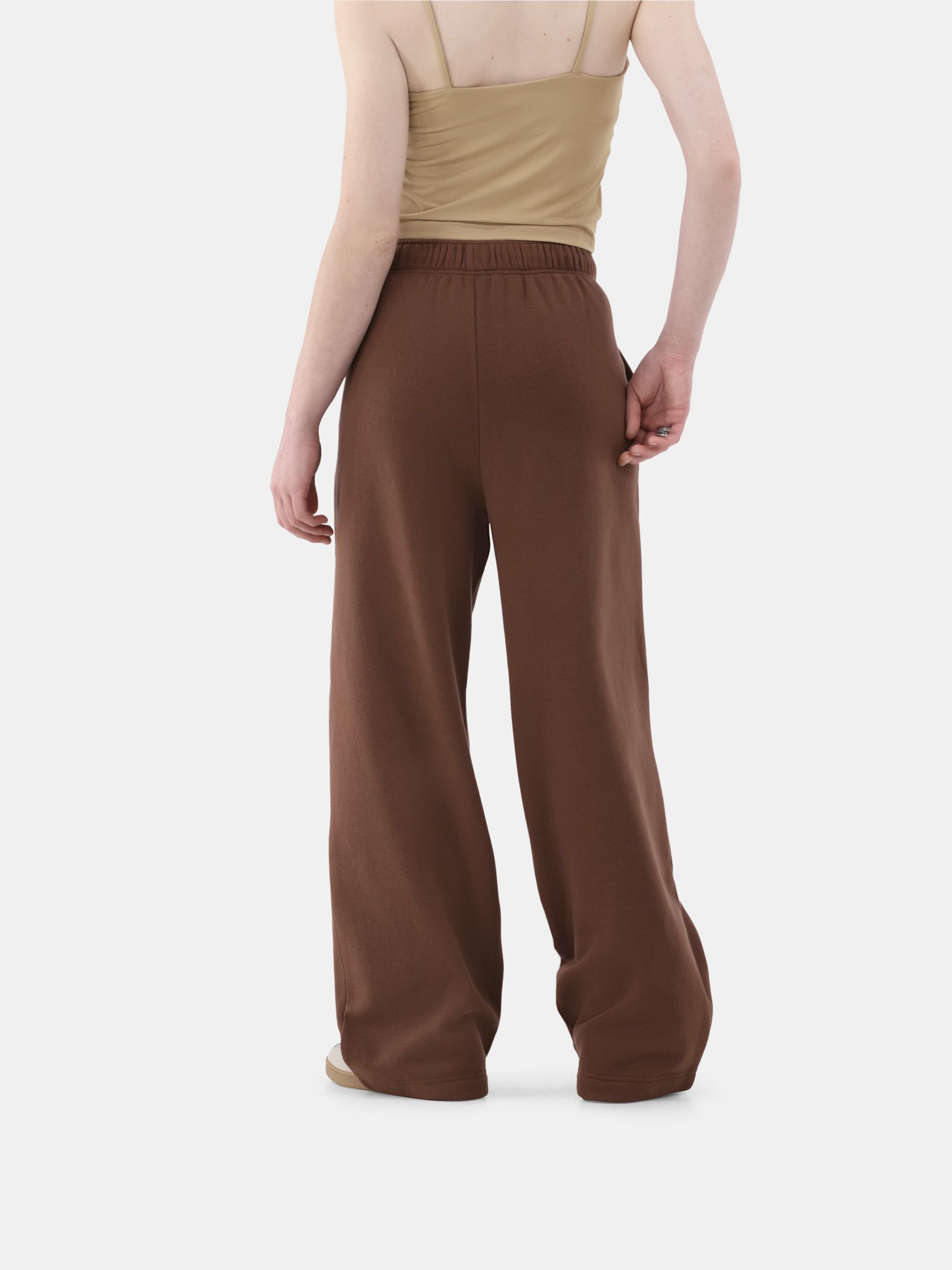 No Boundaries Wide Leg Fleece Pants, 30” Inseam, Women’s | Walmart (US)