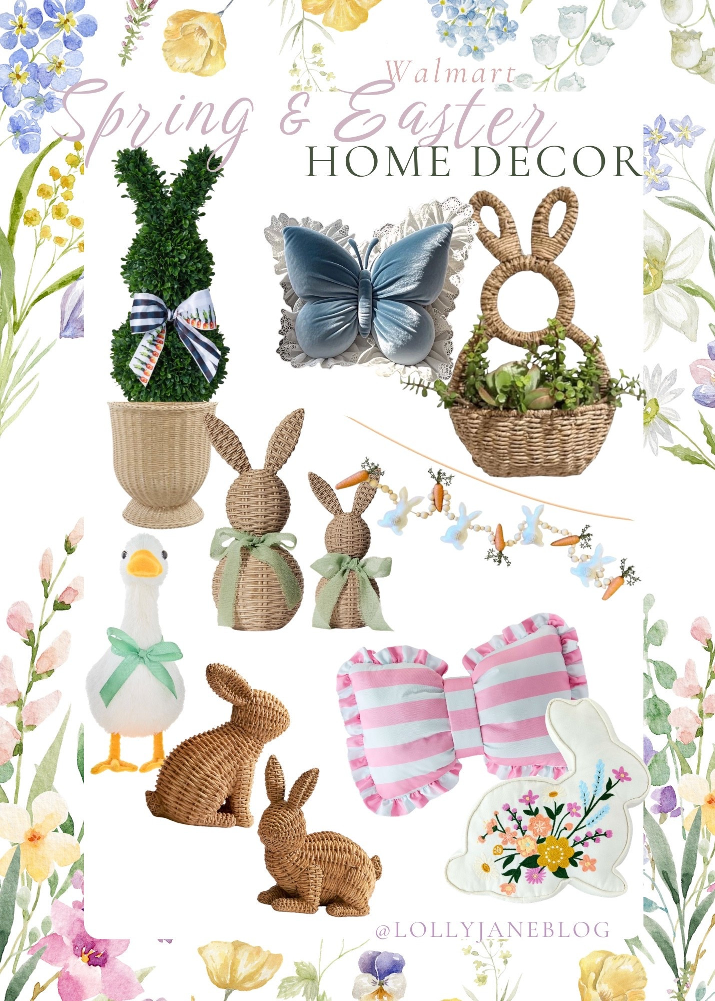 Soft spring + Easter decor finds from Walmart 🐇🌸
Sweet bunny accents and light cottage pieces to freshen up your cozy corners for the season 🤍

#LTKHome #LTKSeasonal #LTKBeauty