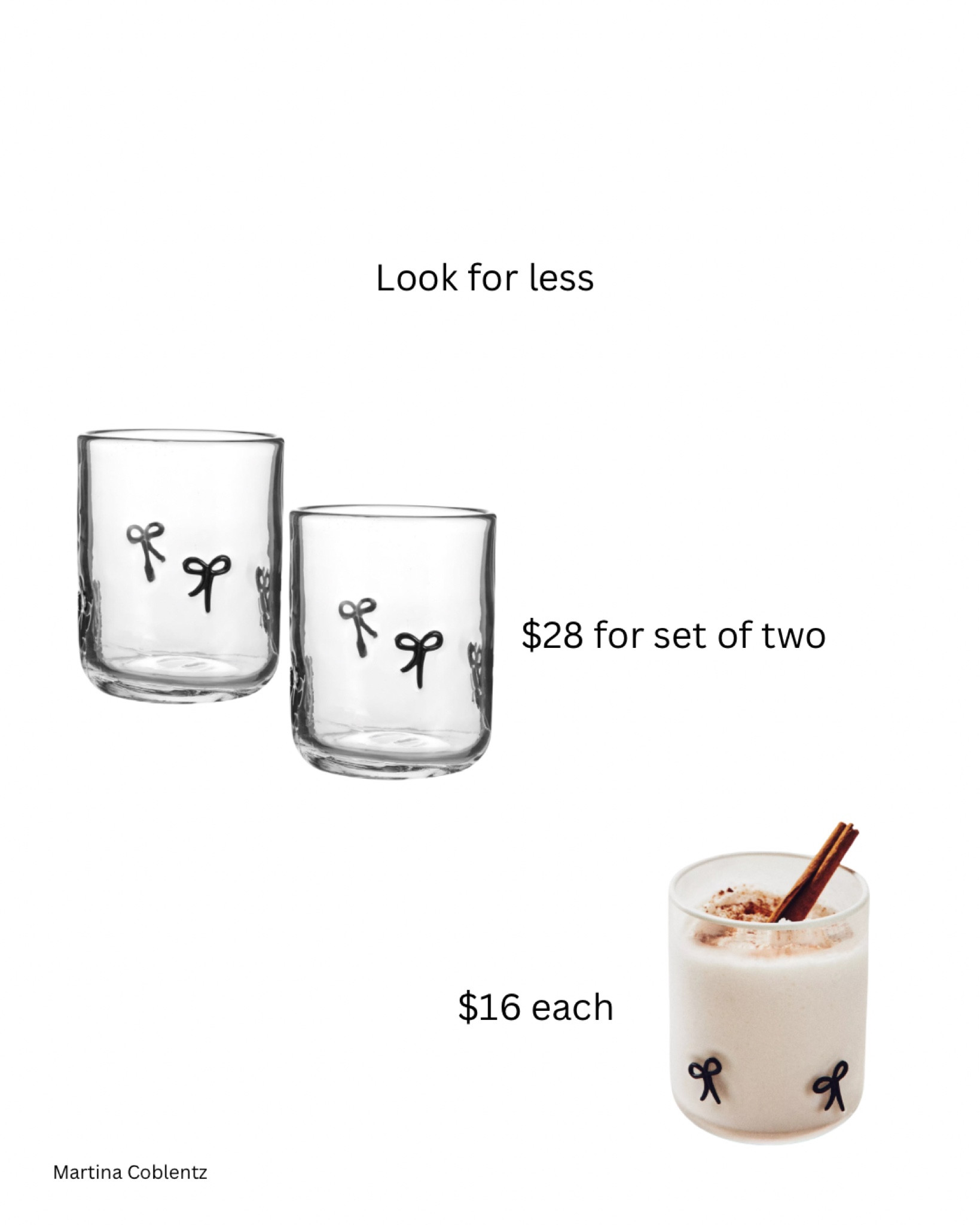 Icon bow glass for less

•look for less •dupe •icon glass •bows •coquette •girly 

#LTKFindsUnder100 #LTKFamily #LTKSpringSale