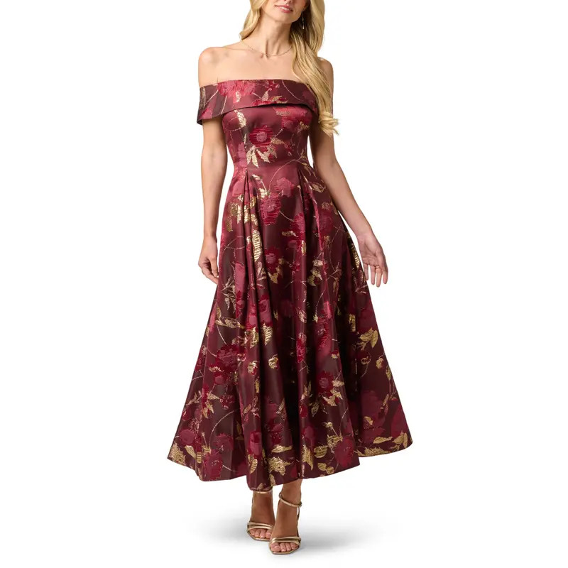 Off the Shoulder Fit & Flare Cocktail Dress | Nordstrom