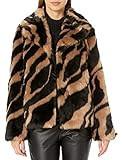 Trina Turk Women's Roma Faux Fur Jacket, Zebra, S | Amazon (US)