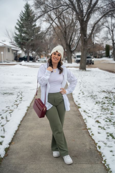 Need a casual outfit idea 💚 perfect for Christmas dinner 

#LTKHoliday #LTKGiftGuide #LTKsalealert