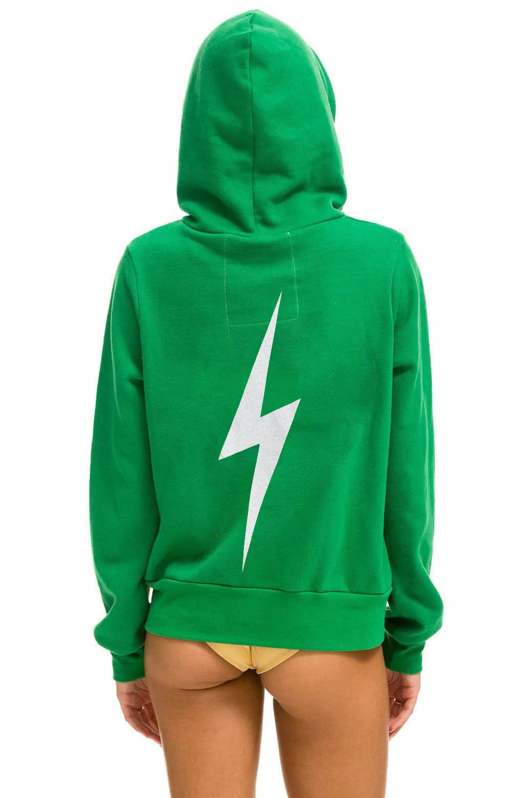 BOLT HOODIE - KELLY GREEN // WHITE | Aviator Nation