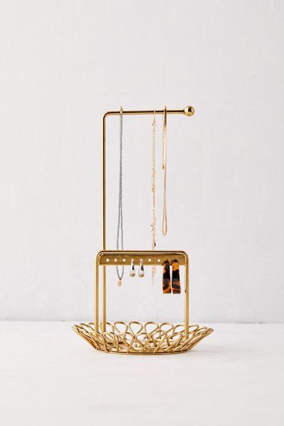 Farrah Metal Loop Jewelry Stand | Urban Outfitters (US and RoW)
