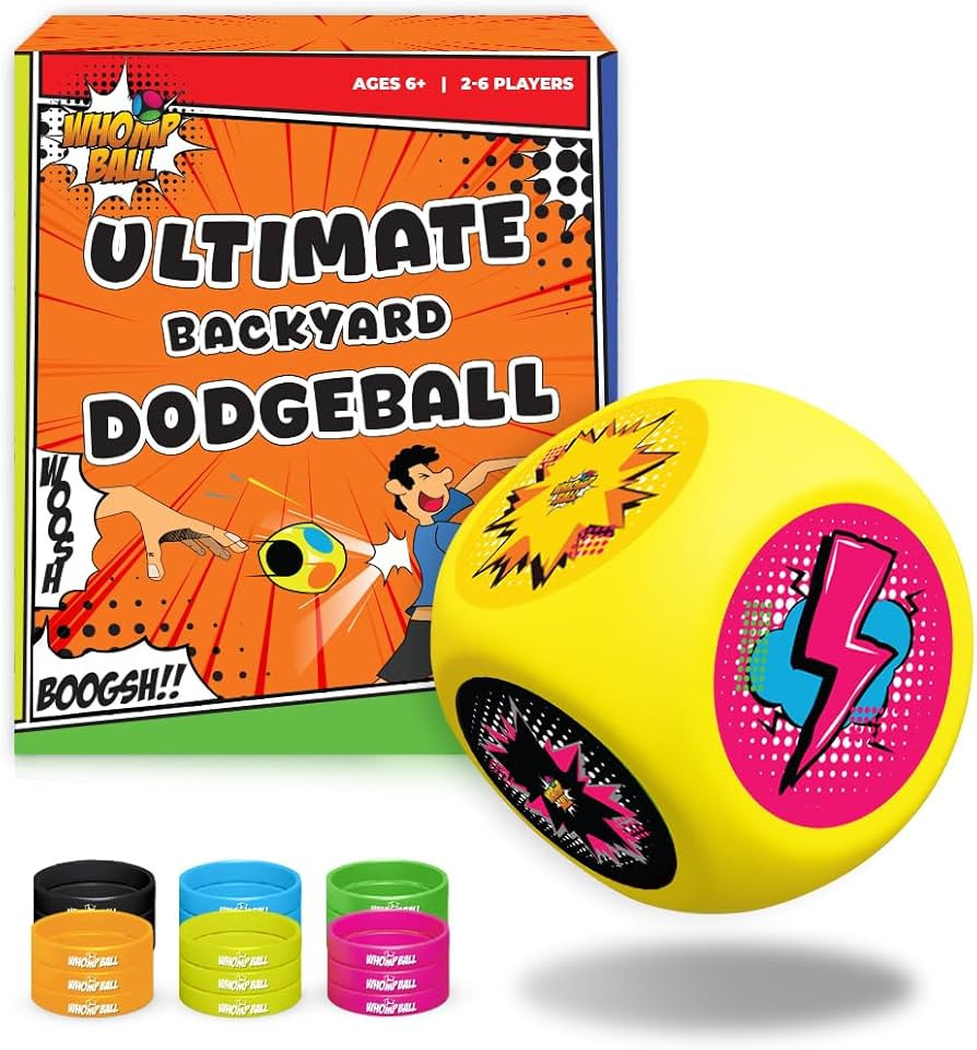 SWOOC Games® - Whomp Ball - Ultimate Backyard Dodgeball - Soft Foam Dice - Yard Games, PE Equipm... | Amazon (US)
