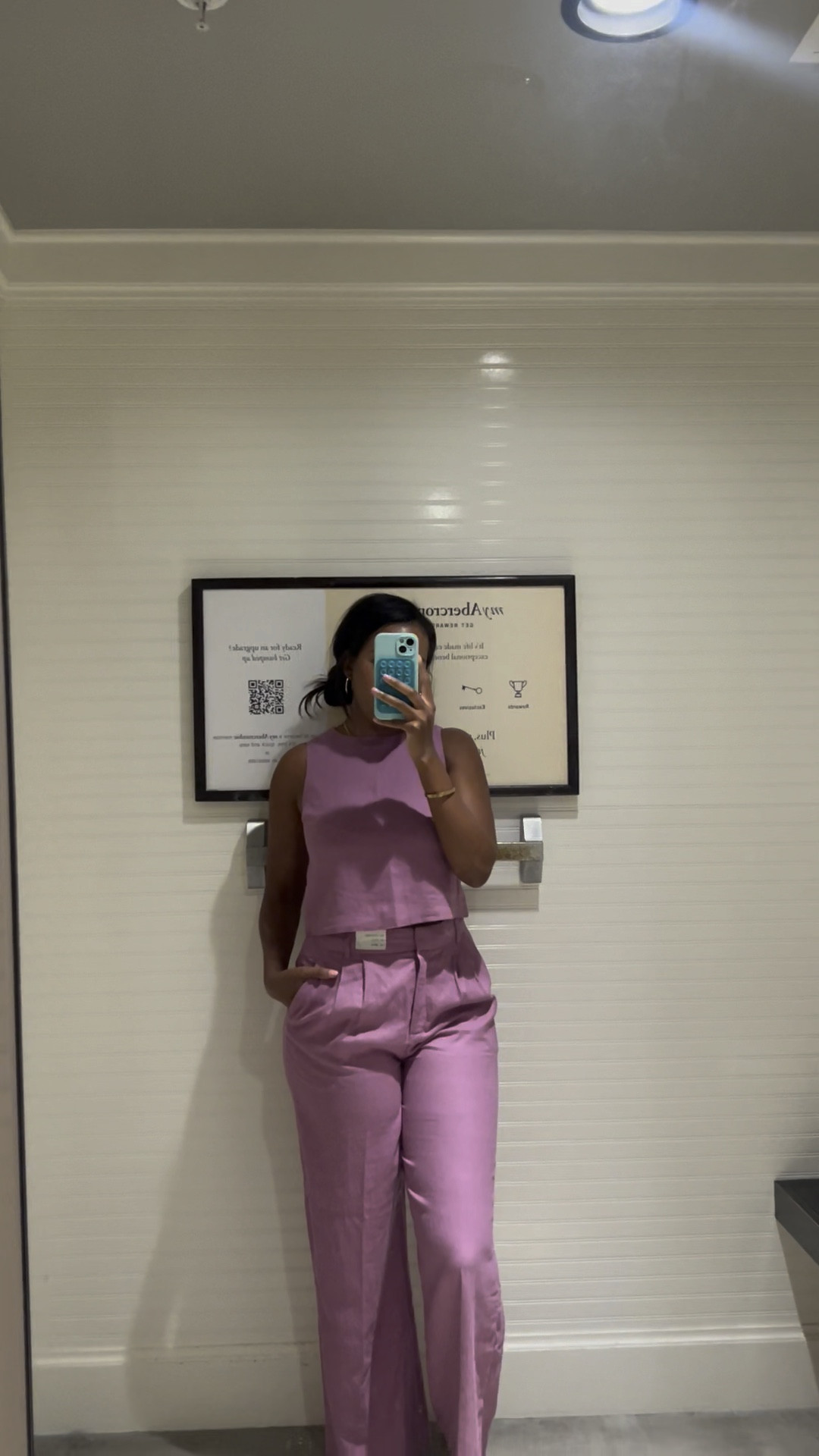 Abercrombie try on haul 😍! I’m so obsessed with linen sets for spring 💐 wearing a size S in the linen tops and size 28L botttoms 

Available in purple,white,beige, & black, & white stripe

#vacationoutfits #resortwear #springoutfits 

#LTKstyletip #LTKVideo #LTKfindsunder100