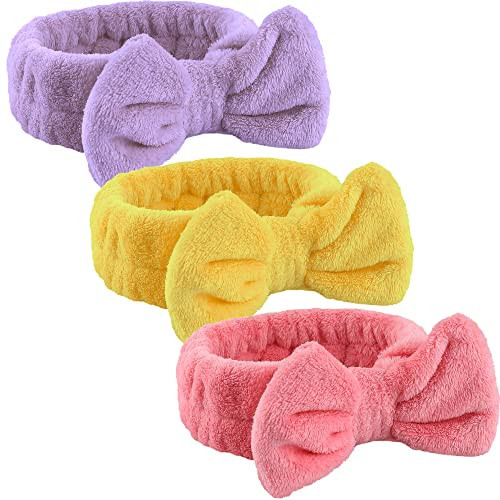WSYUB Spa Headband, Makeup Headband for Washing Face, Bow Headbands for Women, Skincare Headbands | Amazon (US)