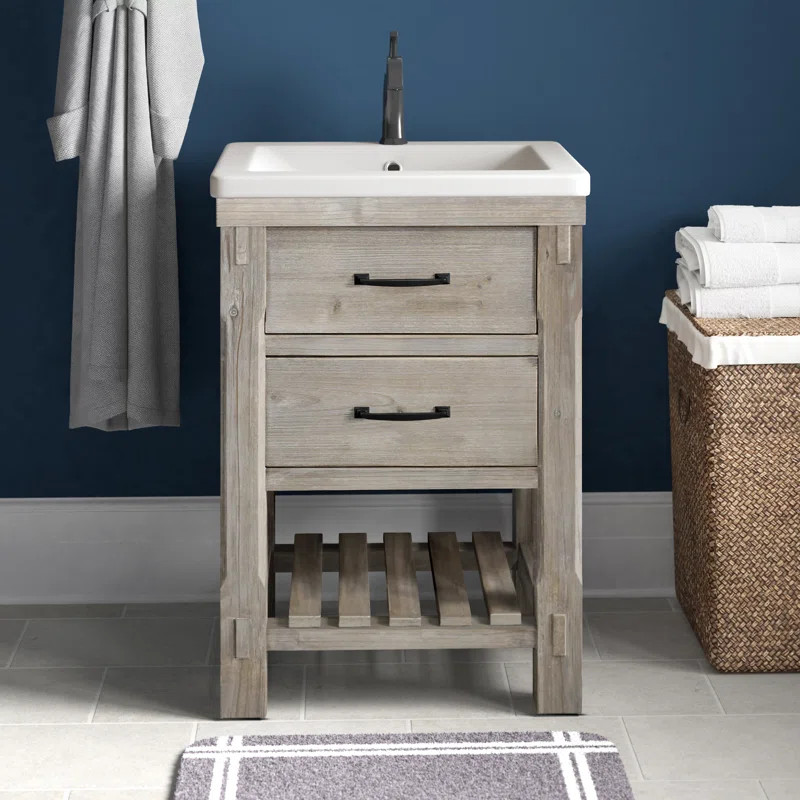 Sprowston Rustic 24" Single Bathroom Vanity Set | Wayfair North America