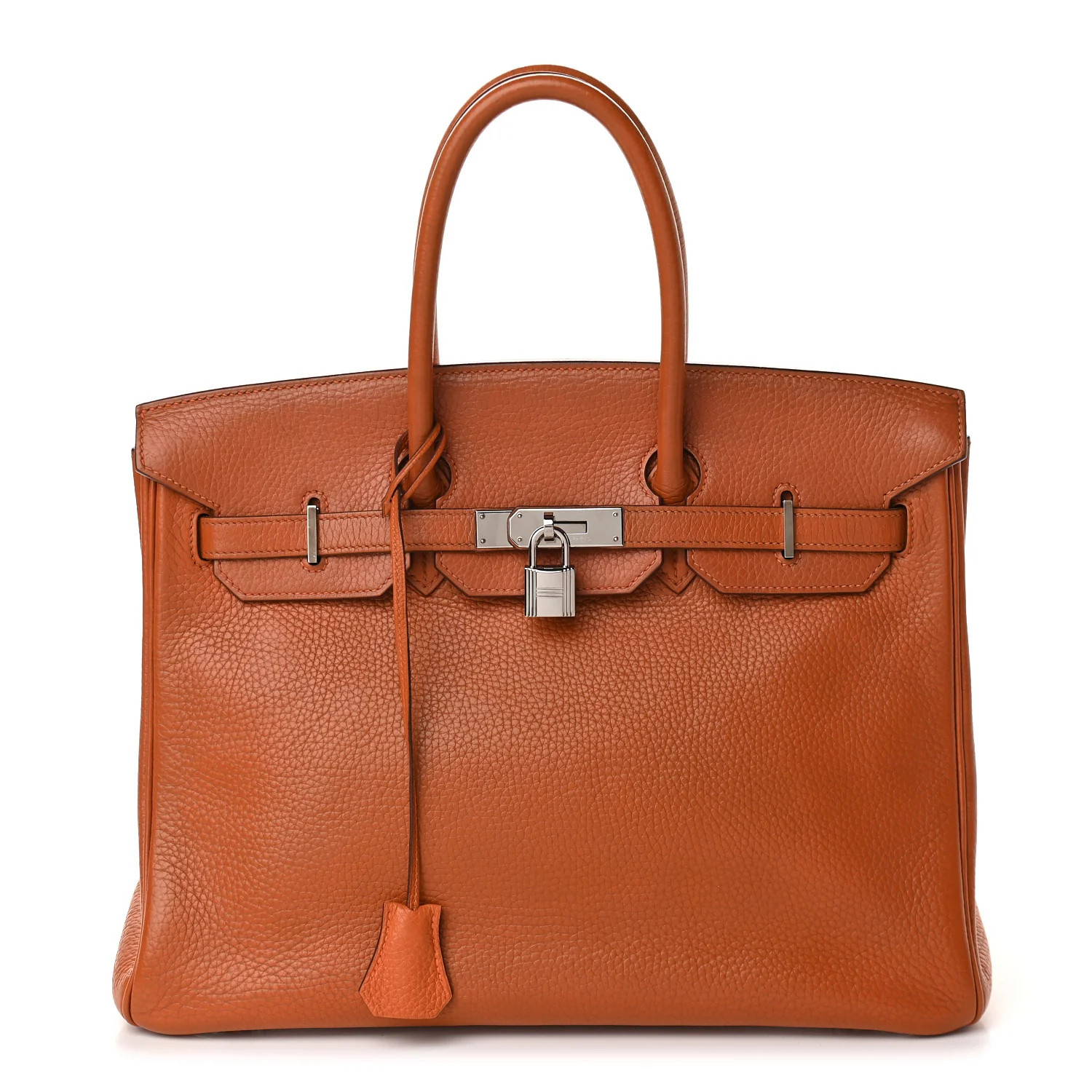 HERMES Taurillon Clemence Birkin 35 Potiron | FASHIONPHILE | Fashionphile