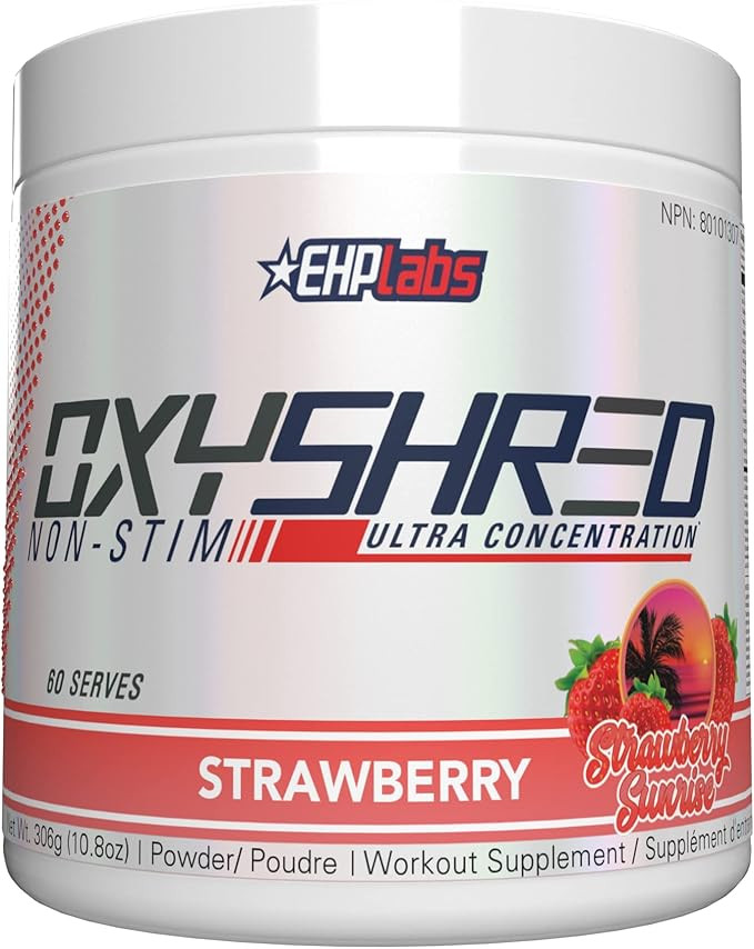 EHP Labs OxyShred Non Stimulant Thermogenic Pre Workout Powder - Stim Free Pre Workout, Caffeine ... | Amazon (CA)