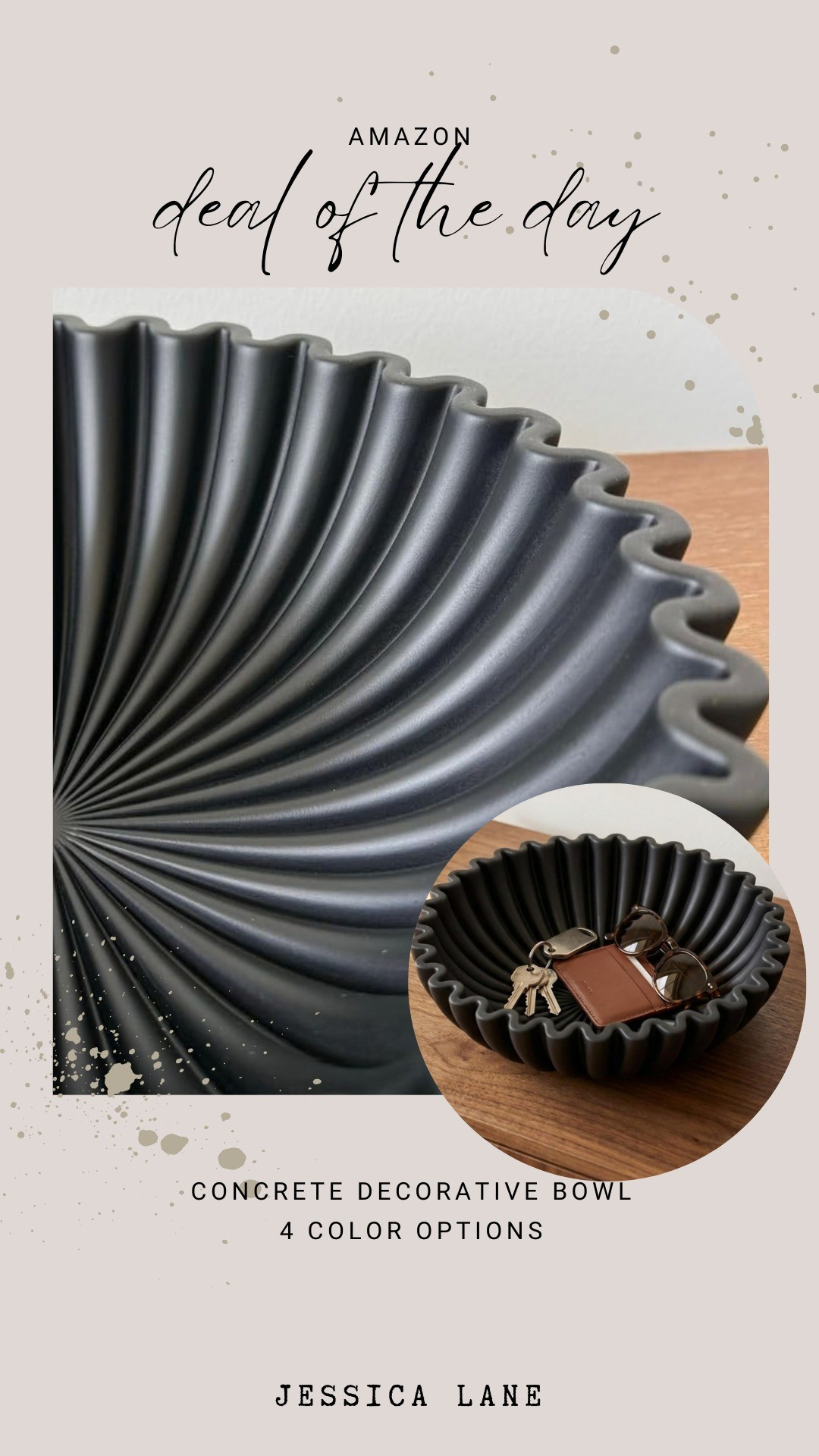 Decorate your coffee table with this ruffled concrete decorative bowl available in 4 versatile colors. Its unique scalloped edges and industrial material create a striking balance of delicate and raw design.#homedecor #modernorganic #accentpieces #interiorstyling

#LTKSaleAlert #LTKSeasonal #LTKHome