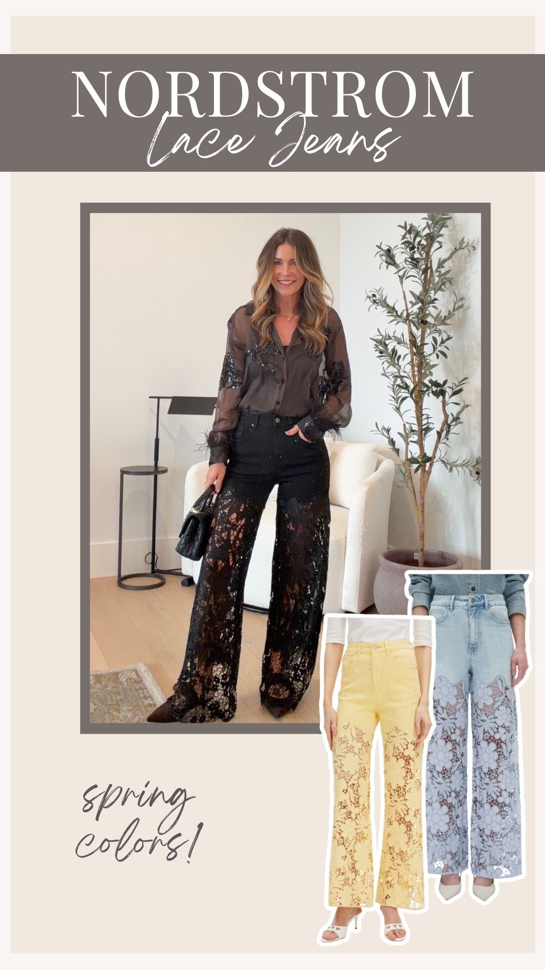 Nordstrom lace jeans in new spring colors!

Spring outfit, yellow jeans, lace denim jeans

#LTKSeasonal #LTKootd